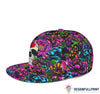 Skull Gift Gift For Hippie Skull And Mandala Party Snapback Hat HG