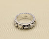Solid Silver Gothic Punk Skull Gamble Ring