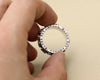 Solid Silver Gothic Punk Skull Gamble Ring