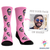 Custom Face Socks Personalized Photo Socks NHD