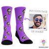 Custom Face Socks Personalized Photo Socks NHD