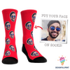 Custom Face Socks Personalized Photo Socks NHD