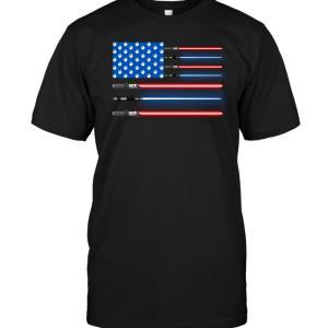 Star Wars American Flag T-shirt - designfullprint