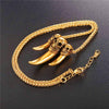 Punk Skull Wolf Tooth Pendant Necklaces