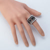 Stretch Band Ring Crystal - designfullprint