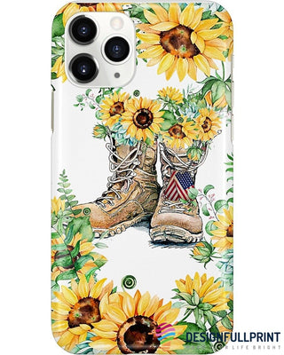 Sunflowers Boots Soldier Phone Case LN