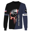 Skull Gift Gift For Army US Correction Officer Skull Unisex US Size Hoodie Zipup Longsleeve T-shirt