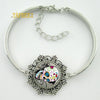 Sugar Skull Bracelets Skeleton Glass