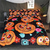 Sugar Skull Pumpkin King Bedding Set  for Halloween (Duvet Cover and Pillowcases) - designfullprint