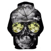 Skull 3D Hoodie 01 - designfullprint