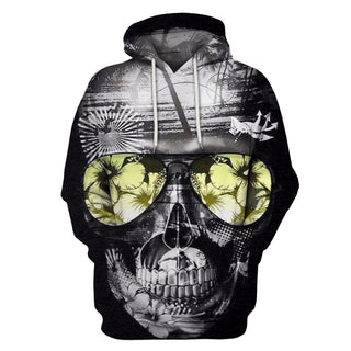 Skull 3D Hoodie 01 - designfullprint