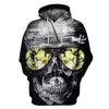 Skull 3D Hoodie 01 - designfullprint