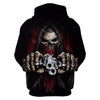 Deathmort Skull 3D Hoodie - designfullprint