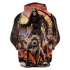 Deathmort Skull 3D Hoodie 02 - designfullprint