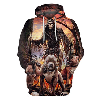 Deathmort Skull 3D Hoodie 02 - designfullprint