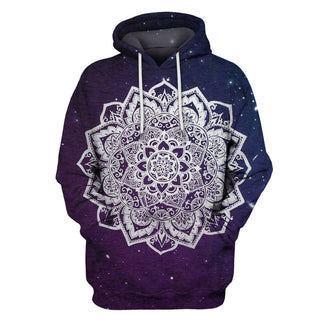 Mandala Yoga Art Hoodie 05