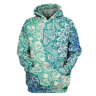 Mandala Yoga Art Hoodie 06