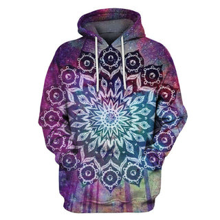 Mandala Yoga Art Hoodie 01