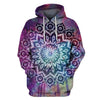 Mandala Yoga Art Hoodie 01
