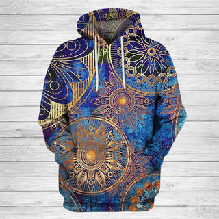 Unisex Mandala Art Hoodie 08 - designfullprint