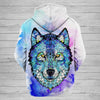 Unisex Wolf Art Hoodie 10 - designfullprint