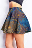Gold Mandala Art 3D Skirt 01