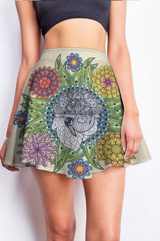 Mandala Art 3D Skirt 02