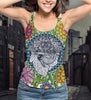 Mandala Sloth 3D Woman Tank 04