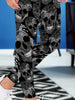 Skull 3D Leggings 03 - designfullprint