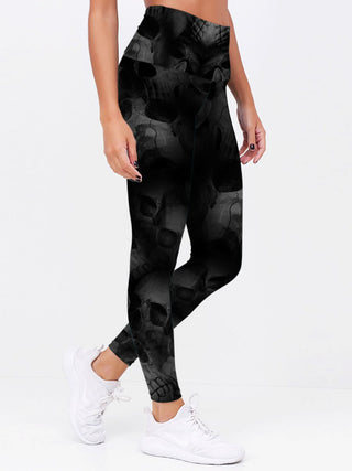 Skull Art Leggings 07 - designfullprint