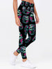 Skull Art Leggings 11 - designfullprint