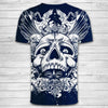 Skull 3D Art T-Shirt 002 - designfullprint