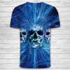 Skull 3D Art T-Shirt 003 - designfullprint
