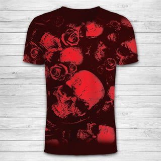 Skull 3D Art T-Shirt 005 - designfullprint