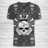 Skull 3D Art T-Shirt 007 - designfullprint