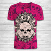 Skull 3D Art T-Shirt 008 - designfullprint