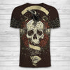 Skull 3D Art T-Shirt 009 - designfullprint