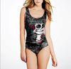 Skull 3D Art Monokini 004 - designfullprint