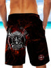 Ultra-light Drawstring Shorts for Men - FIRE RESCUE FireFighter Dept. - designfullprint
