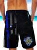 Ultra-light Drawstring Shorts for Men - POLICEMAN Police Dept. - designfullprint