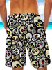 Ultra-light 3D Skull Art-wear Drawstring Shorts for Men 001 - designfullprint