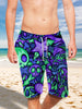Ultra-light 3D Skull Art-wear Drawstring Shorts for Men 005 - designfullprint