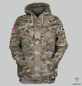Gift For Army Camo Army Hoodie Army Uniform Army Military Army Green Hoodie Soldier Army Unisex Hoodie HG