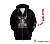Gift For Hippie Black Get In Loser We re Doing Butt Stuff Pullover Zip Up Hoodie Sweatshirt US Unisex Size HG