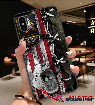 Gift For Veteran Lover Gift For Army Personalized Military Soldier Retired Soldier Veteran Army Phone Case HG