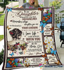 Gift For Butterfly Lover Butterfly to my Daughter If you Feel  Overwhelmed Sherpa and Quilt Blanket LN