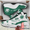 420 Day Gift For Hippie 420 Heartbeat Stoner Pot Head Pot Leaf JD 13 Shoes HG