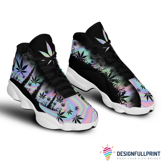 Hologram Pot Leaf Alien JD 13 Shoes LN