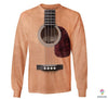 Gift For Music Lover Guitar-3D Pullover Zipup Hoodie Fleece Hoodie And Long Sleeve Shirt HG