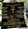 Gift For Egyptian To My Wife Blanket Gift Egyptian King And Queen Sherpa And Quilt Blanket Egyptian God